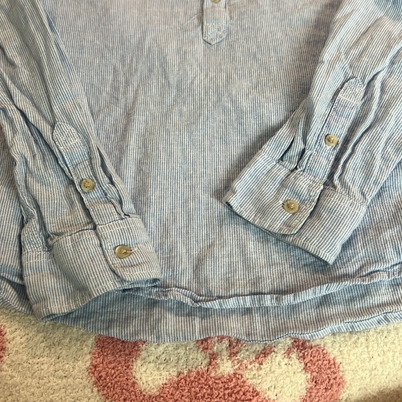 Blue and White Striped Top - Picture 2 of 7